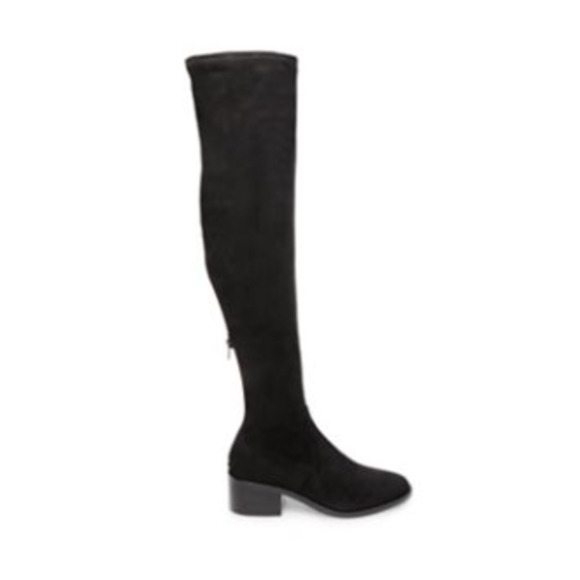 Steve Madden Women's Georgette Over the Knee Boots Size 8 Black Pull On NIB - Picture 4 of 13